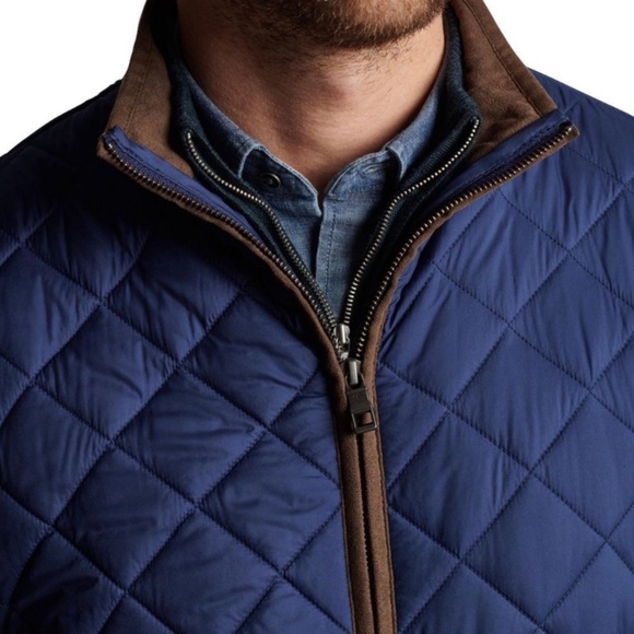 Peter Millar Essex Navy Blue Quilted Vest - Picture 2 of 14